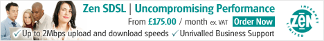 Zen SDSL. Uncompromising Performance. Up to 2Mbps upload and download speeds. Unrivalled Business Support. From £175 per month ex. VAT. Order Now.